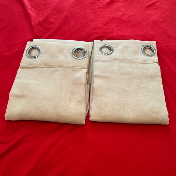 Room 2 Panels Set Extra Length Grommet Sheer Window Drapes for Bedroom 52×95 in - Picture 4 of 6